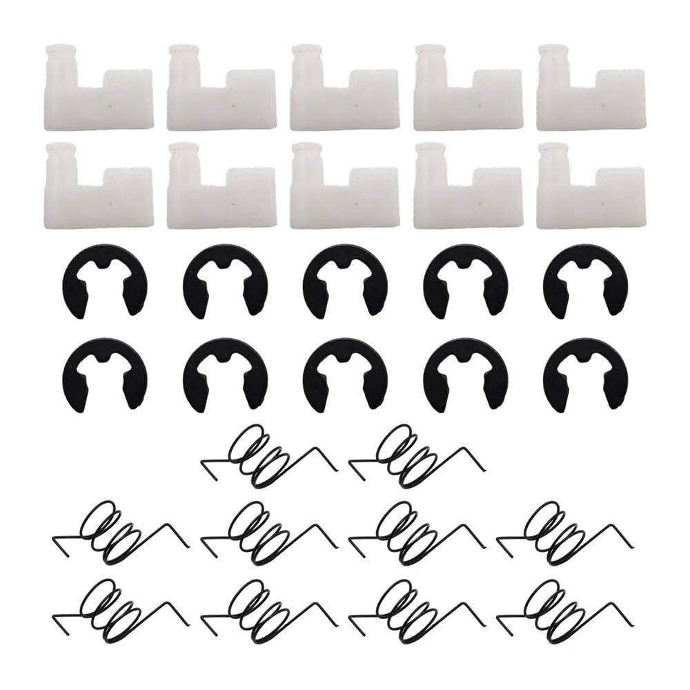 Juego de Clips de Resorte for Perro, trinquete de Volante de Arranque de rebobinado, Apto for Motosierra 4500 5200 5800 45cc 52cc 58cc, 10 Uds.