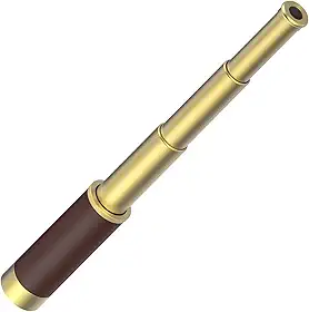 Telescópio monocular pirata, 25 x 76 cm de alta potência, com zoom, dobrável, telescópio portátil à prova d'água, monóculo para observação de pássaros, caça, caminhadas, viagens
