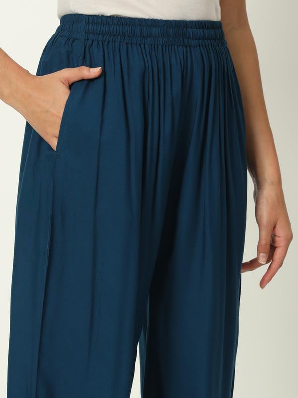 Image of Soft Colors Women Regular Fit Pocket Palazzo