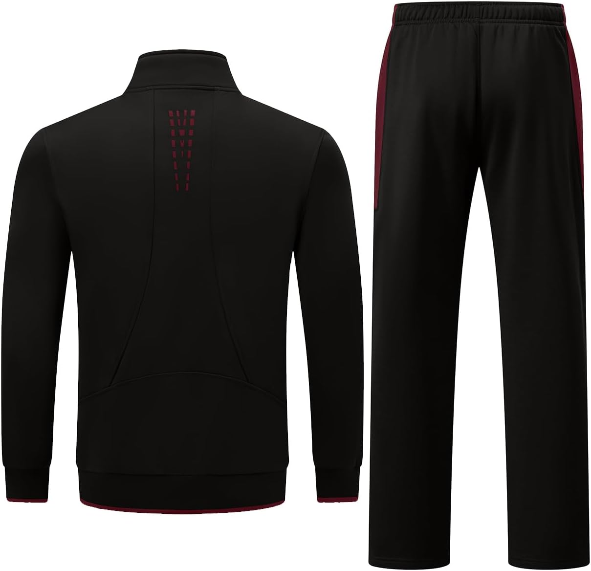 TBMPOY Men's Fleece Lined Tracksuits Sweatsuits 2 Piece Sets Winter Jogging Track Sweat Suits Thermal Casual Outfits - Image 2