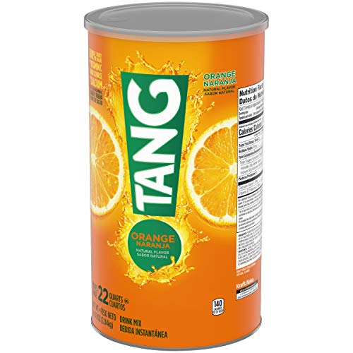 Tang Orange Sweetened Powdered Drink Mix 1 Count 72 Oz Canister #TOP4
