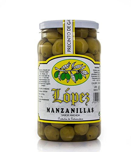Aceitunas Manzanillas Sabor Anchoa PET 700 g. (Peso Neto Escurrido) Envío Gratis