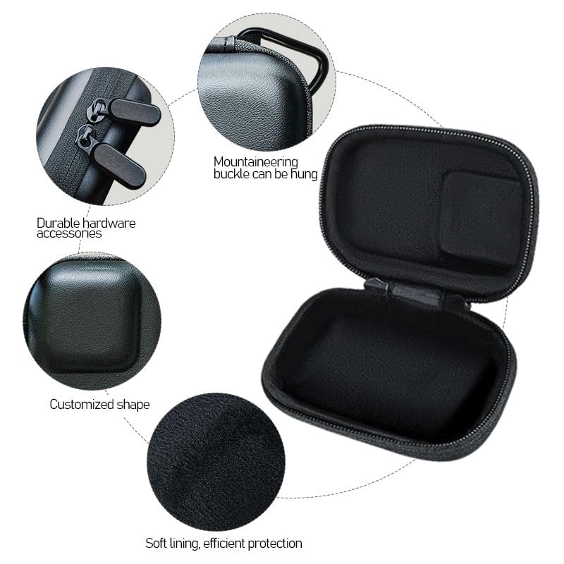Image of yantralay Portable Storage Bag Case for Action 5 Pro /4 /3 and GoPro Hero 13 /12, Compact Travel Mini Camera Case, Shockproof Protective Carrying Pouch