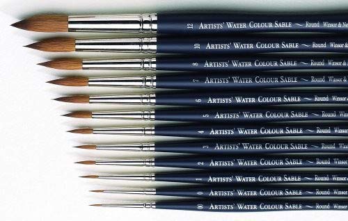 Amazon.co.jp: Winsor＆Newton 水彩筆 アーチストウォーター セーブル