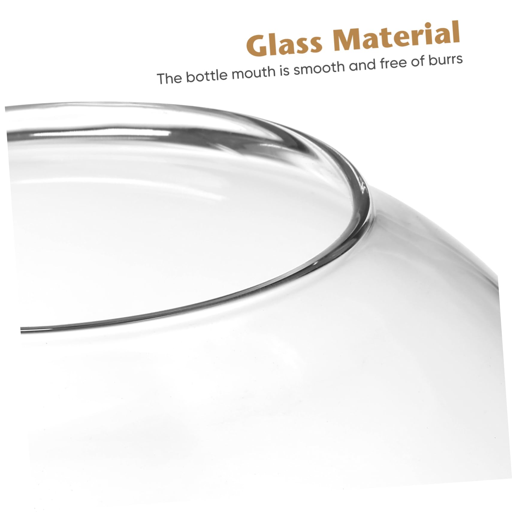 DOITOOL Glas Terrarium Pflanzgefäß für Sukkulenten und Moos Rundes Hydroponisches Kleiner Terrarium mit Korkverschluss Dekoratives Glasgefäß für Zimmerpflanzen und Selbstgemacht