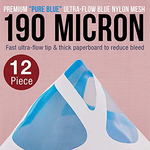 Tcp Global Premium Paint Mixing Essentials Kit. Comes With 12 Mixing Cups, 6 Lids, 12 Wooden 12" Mixing Sticks, 12 Wooden Mini Mixing Paddles, 12 Hq 190 Mesh Paint Strainers & Paint Can Opener. #TOP2