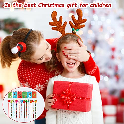 Set de 24 lápices navideños y mini cuadernos HOWAF miniatura 7