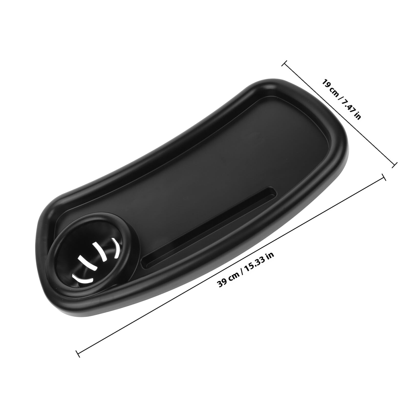 Plateau Poussette Plastique Détachable avec Porte Gobelet Accessoire Stable et Facile à Installer pour Organisateur de Collations