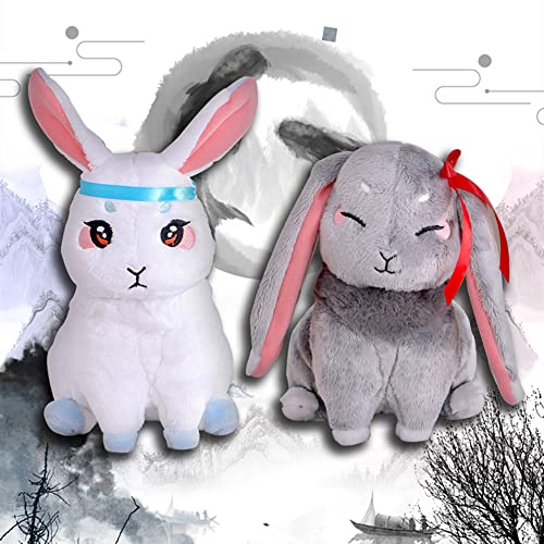 Ginkago 2Pack Mo Dao Zu Shi Grandmaster of Demonic Cultivation Wangji Wuxian Rabbit Plush Doll