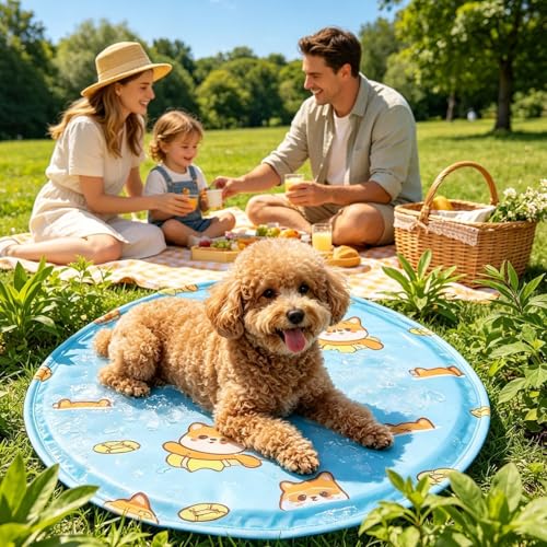Matelas rafraîchissant pour chat en gel doux lavable pour extérieur et balcon - 4
