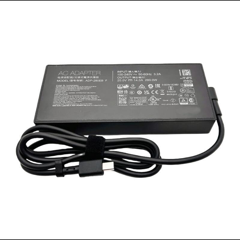 Amazon.co.jp: ノートパソコンACアダプター充電器互換用 ASUS 20V 14A