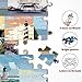 American Lighthouse Puzzles for Adults 1000 Pieces, Nature Beach Landscape Scenery Collage Posters Jigsaw Puzzles, Maine Portland Scenic Puzzles as Lighthouse Wall Decor