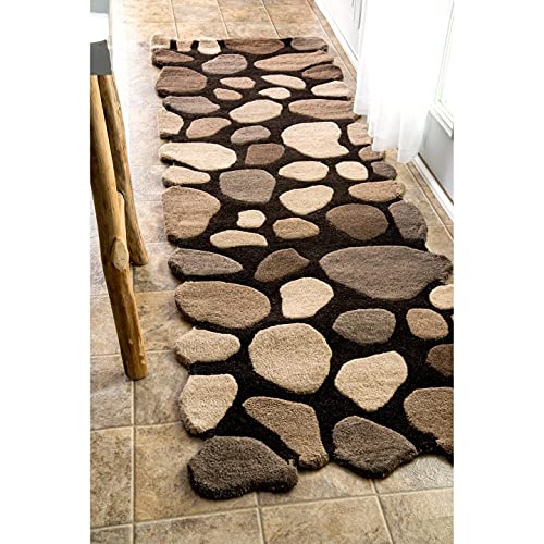 Nuloom Hand Tufted Pebbles Area Rug, 2' X 3', Natural #TOP3