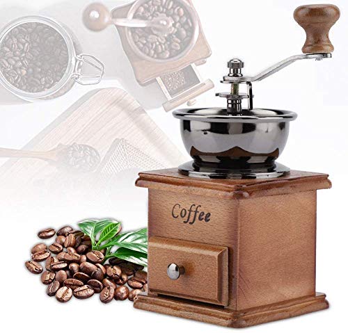 Manuelle Kaffeemühle, Retro-Design, Kaffeebohnen, Handmühle, manuelle Mini-Mühle, Heimbüro, Dekoration, Design zum… – Bild 4