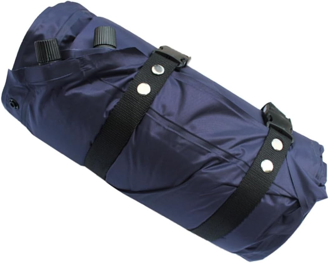 Inflatable Camping Pad with Built in Pillow Ergonomic Wear Resistant Sleeping Mat Portable Sleep Accessory for Hiking Backpacking Picnic Outdoor Activities