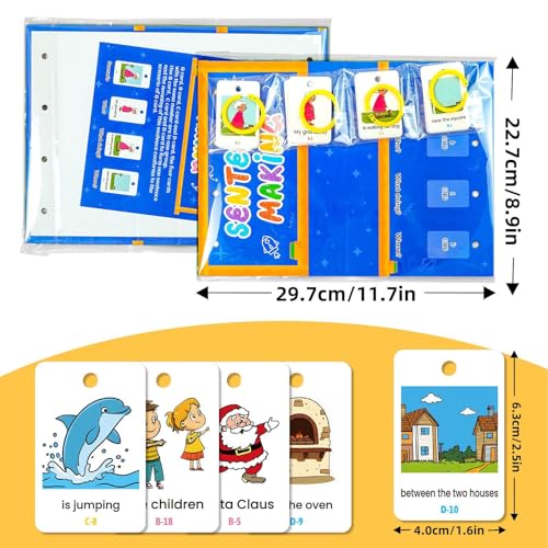 Tarjetas flash educativas para mejorar el habla con frases interactivas 5