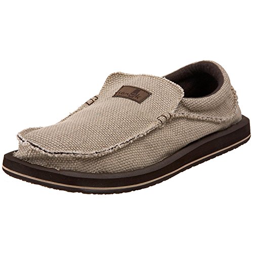 Image of Sanuk Mens Original Chiba Loafers for Men | Mens Shoes | Slip On Shoes for Men | Big & Tall Sizes 8-18 Available | Comfort Foam Footbed