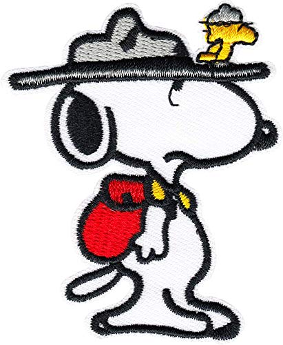 Park Ranger Snoopy With Woodstock - Embroidered Iron On Patch #TOP25