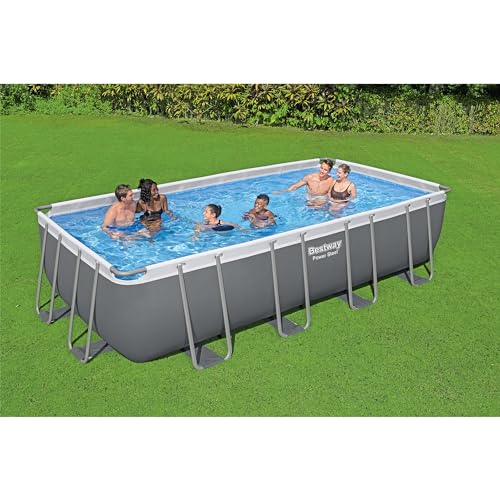 Bestwaypowersteel18x9x48rectangularabovegroundswimmingpoolsetmetalframefamilypoolwithsandfilterpumpskimmerandvacuumwhite Urban Country Home Decor Bestway power steel 18 x 9 x 48 rectangular above ground swimming pool set metal frame family pool with sand filter pump skimmer and vacuumwhite urban country home decor