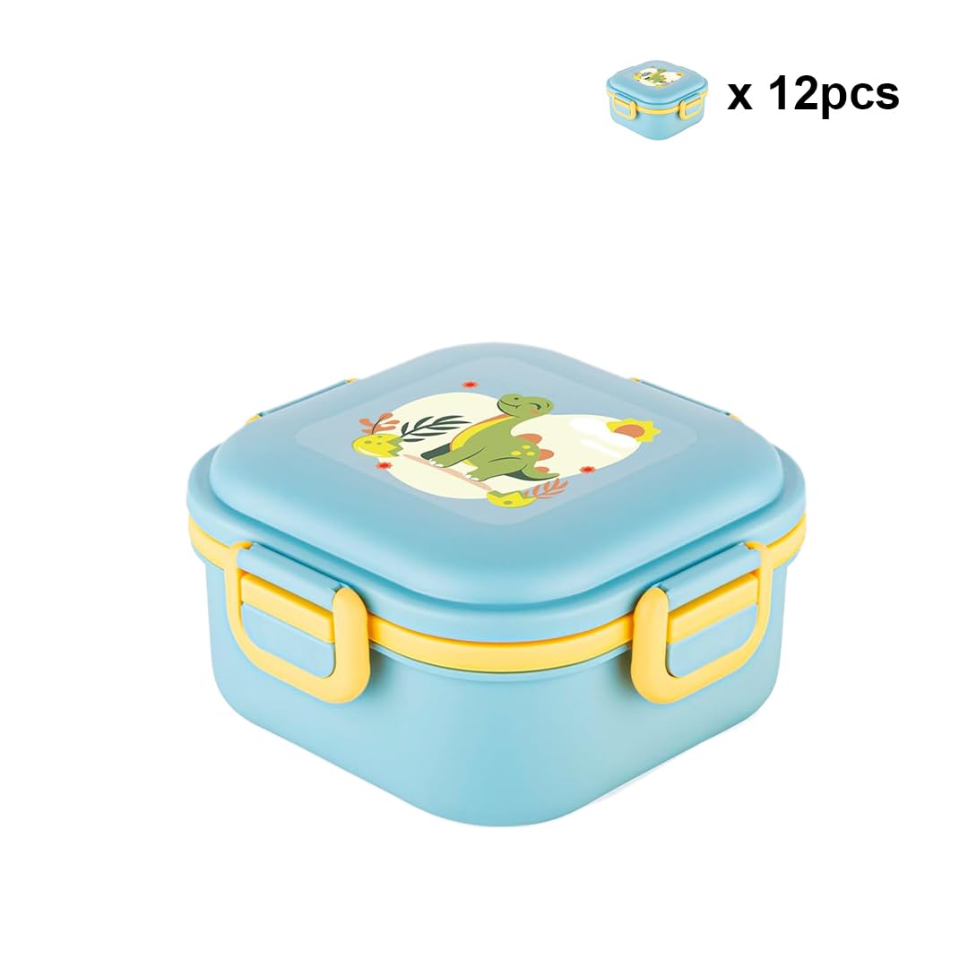 ATTRO Dino Lunch Box - Set of 12 Kids Lunch Boxes -2