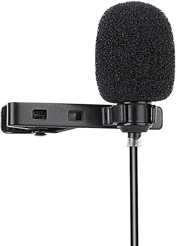 Diyeeni Micrófono Lavalier, micrófono portátil de computadora USB, mini micrófono USB con clip de solapa, micrófono para grabación de conferencias y