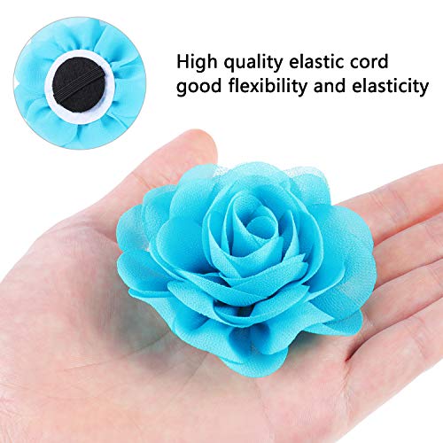 Willbond 36 Pieces Dog Collar Bows Flower Dog Collar Accessory Pet Bow Tie Flower Collars Multicolored Pet Charms Flowers For Cat Puppy Collar Grooming Accessories, 36 Colors #TOP4