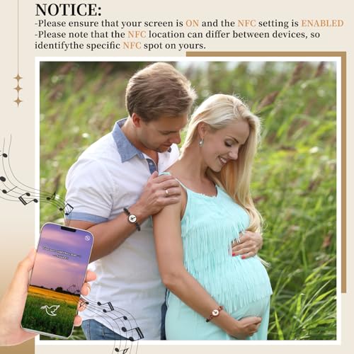 4 Sets Daily Bible Verse Bracelets with NFC Jesus Christian Bracelet with Blessing Cards Pastor Inspirational Verse Christian Gifts for Women, Men4