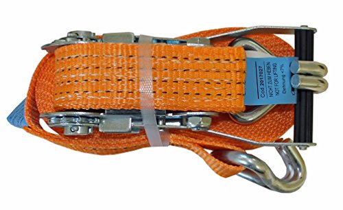 Foto von SHZ 10 x Spanngurt 4t 8m 50mm Zurrgurt Ratschengurt 2000daN 4 Tonnen 2-teilig 8,0m Spitzhaken (38)
