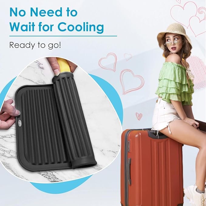 Miniatura 7 de Alfombrilla grande de silicona resistente al calor para herramientas para el cabello, almohadilla térmica para rizador, aparatos planos de hierro,