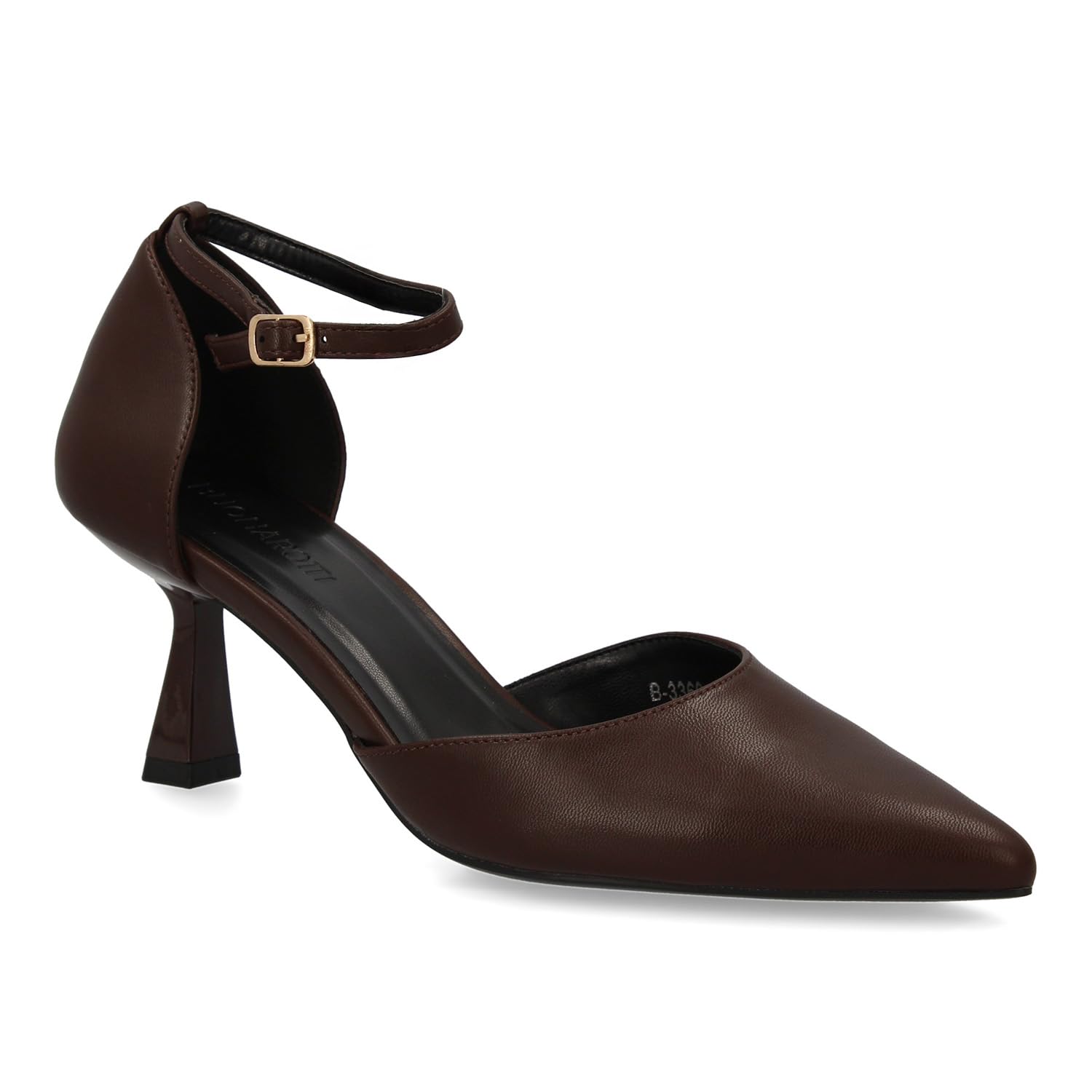 shoes&blues.es Stiletto para Mujer con Tacon Fino. Cierre de Hebilla, Punta Fina. Ideal para Otono Invierno.