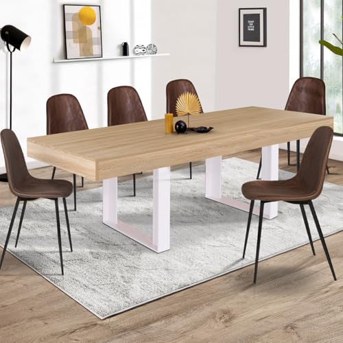 Table Phoenix rectangle 8 personnes pour grands repas de famille - 3
