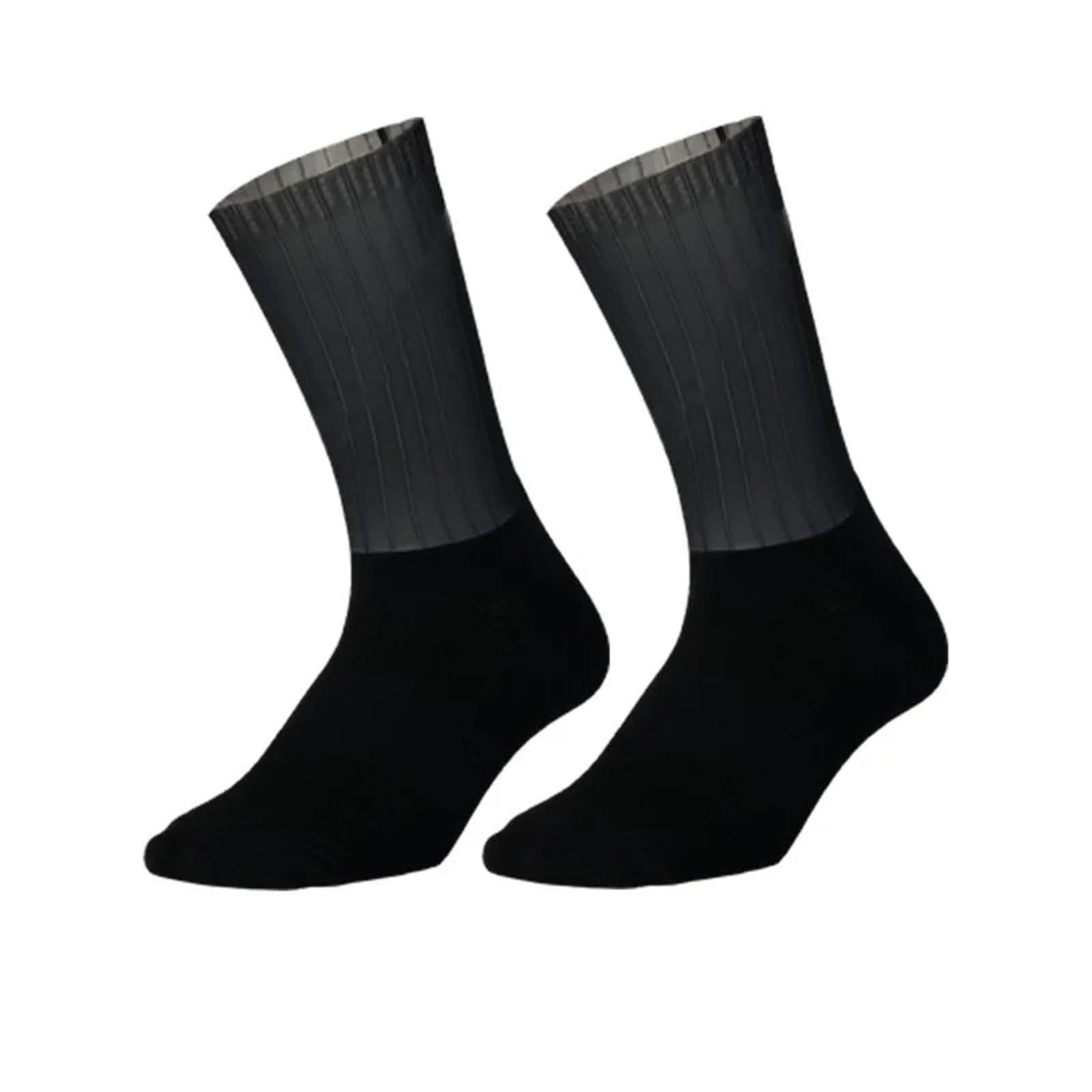 Fahrradsocken 3 Paar Fahrradsocken Anti-Rutsch-Sportsocken aus Silikon Atmungsaktive Mesh-Laufsocken for Herren FüR Sport, Wandern Und Radfahren(Color1)