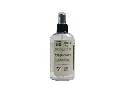 Miniatura 4 de OAK & SAGE Acondicionador homeopático sin enjuague con pepino, sin perfume, 8 onzas, 100% hierbasplantas, sin enjuague, sin alcohol, sin productos