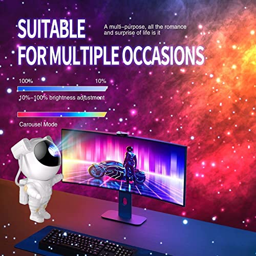 Star Projector Night Light, Tiktok Astronaut Space Projector, Starry Nebula Ceiling Led Lamp With Timer And Remote, Kids Room Decor Aesthetic, Gifts For Christmas, Birthdays, Valentine's Day #TOP2