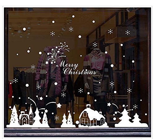 Natale Adesivi Display Rimovibile Natale Addobbi