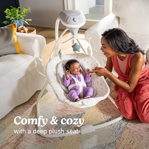 Graco Simple Sway Portable Baby Swing, Ivy - image 4