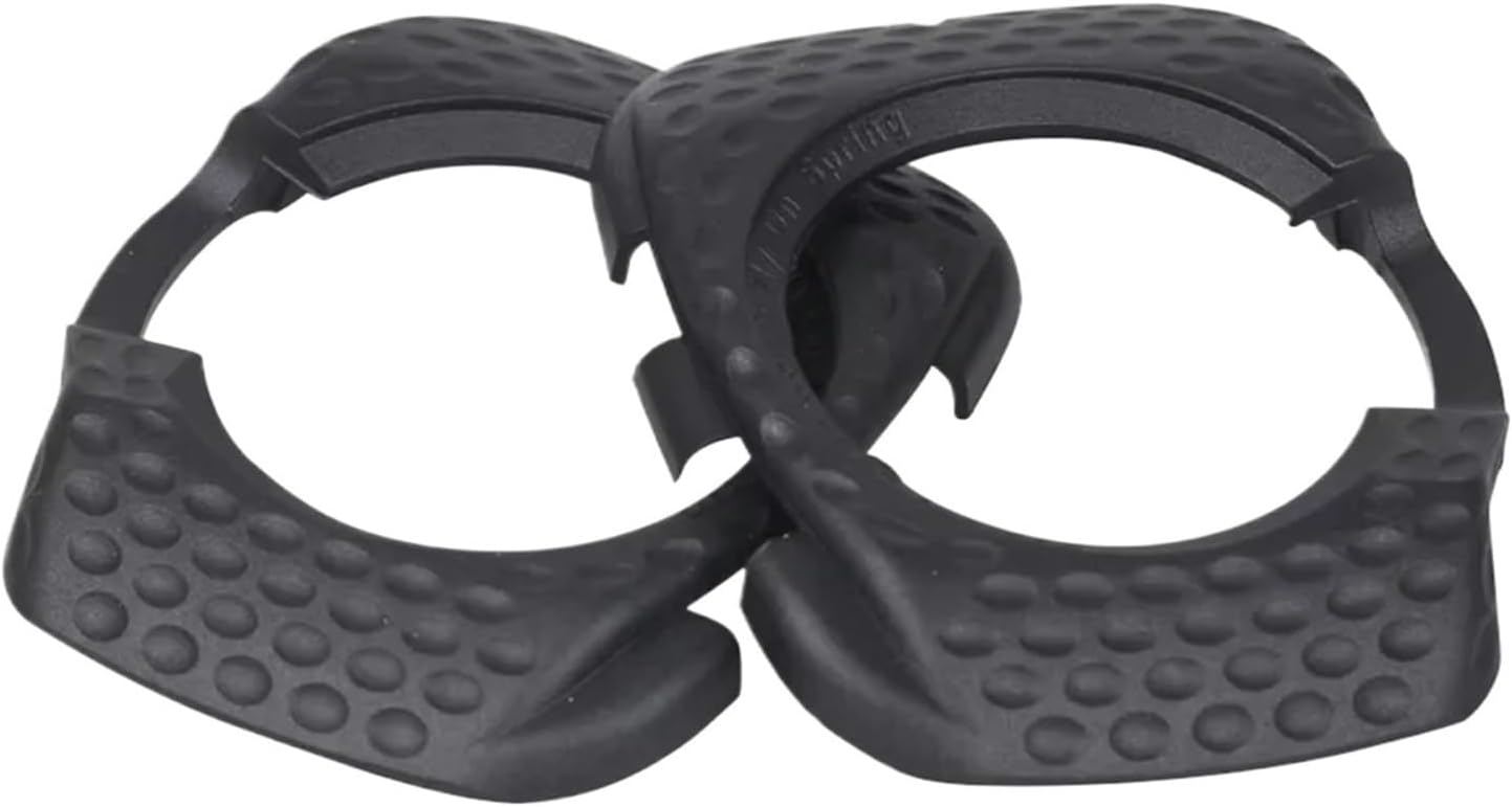 2Pair Pedal Cover Aerodynamic Black Cleat Covers Quick Release