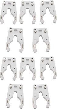 10PCS/Lot ISO30 Tool Holder Clamp Iron+ABS Proof Rubber