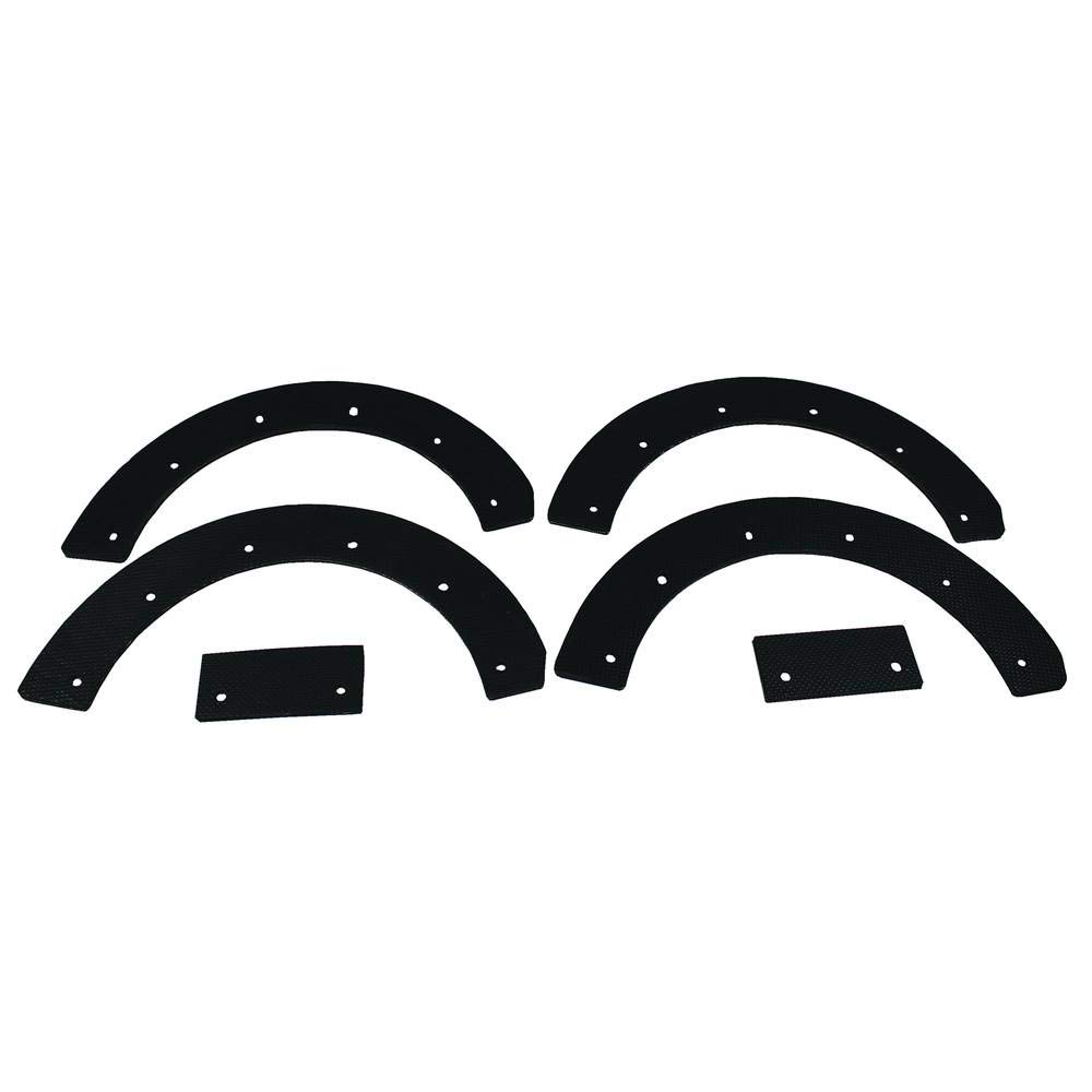 Stens780-023 Paddle Set, Replaces Snapper: 6-0631, 7060631, 7060631YP, Fits Snapper: 3201, 3202 and 3203, Rubber, 6 Piece, Black