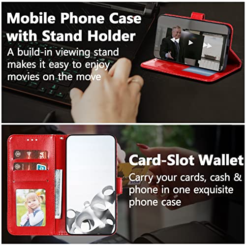 Etui pour Samsung Galaxy S24 antichoc portefeuille à sangle - 2