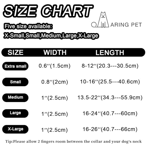 Image of ARING PET Dog Collar, Cute Spring Summer Strawberry Cherry Pet Collars for Puppy Small Medium Large Boy Girl Dogs-L, for Daily Outdoor Walking Training