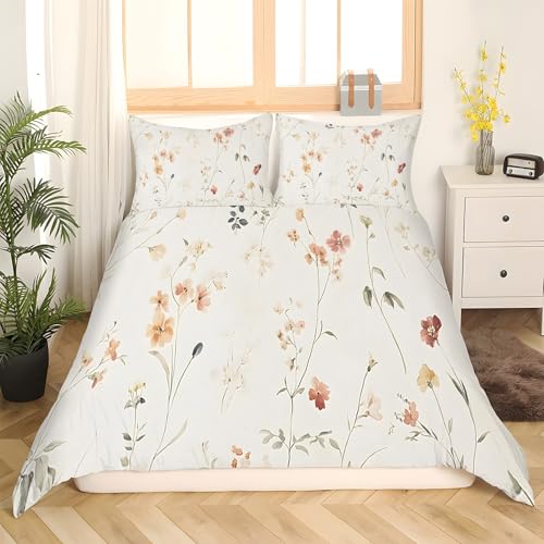 Housse de couette 200x200 anti-glissement à fermeture éclair et microfibre douce