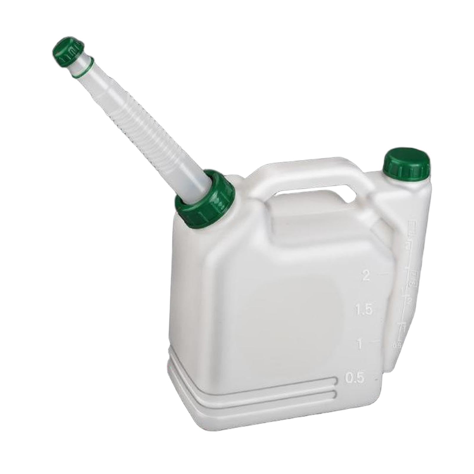 Bouteille de mélange d'huile, bidon d'essence, Moteur 2 Temps, Mesure et Distribution, Pot de Contraste Portable pour débroussailleuses et, 2 L