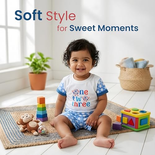 Image of LuvLap Baby Boys Full Sleeve Sweatshirt & Pyjama