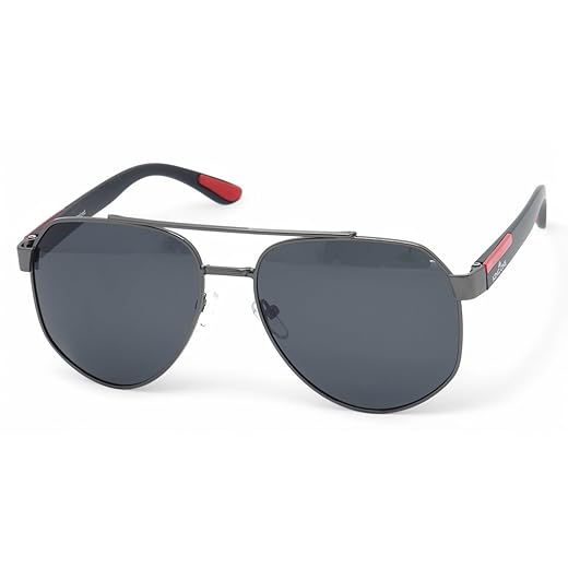 Óculos de Sol Aviador Esportivo Polarizado King One, Metal Stainless Stell Proteção UV400 Masculino