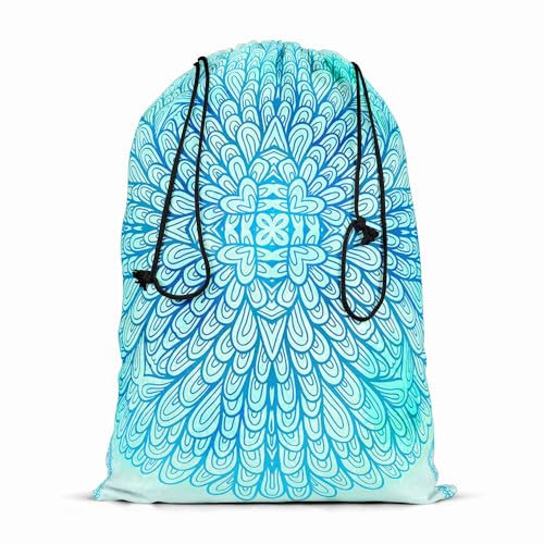 Image of ArtzFolio Ethnic Ornament D5 | Reusable Sack Bag | Bag for Gym, Storage, Vegetable & Travel