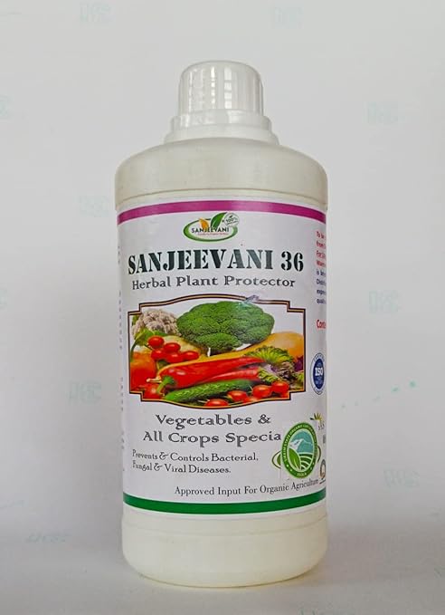 Bacterial & Viral Solution Organic Fungicide (250ml)+ 10 ml Extra SANJEEVANI 36