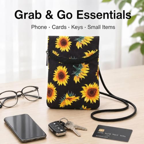 Image of Small Crossbody Women Cell Phone Purse Wallet Bag With Shoulder Strap