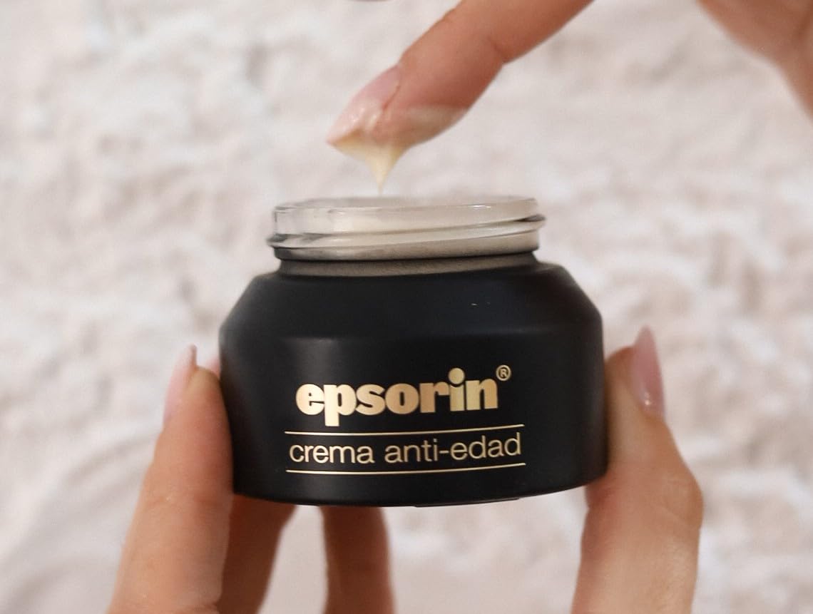 Crema Antiedad Facial para Piel Madura y Sensible con Ácido Hialurónico, Vitamina C y Extracto Epsorin | Hidratación, Firmeza y Luminosidad | 50 ml