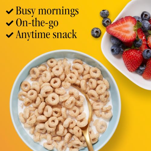 Cheerios Cereal, Happy Heart Shapes, Whole Grain Oats, Family Size, 18 oz - image 7